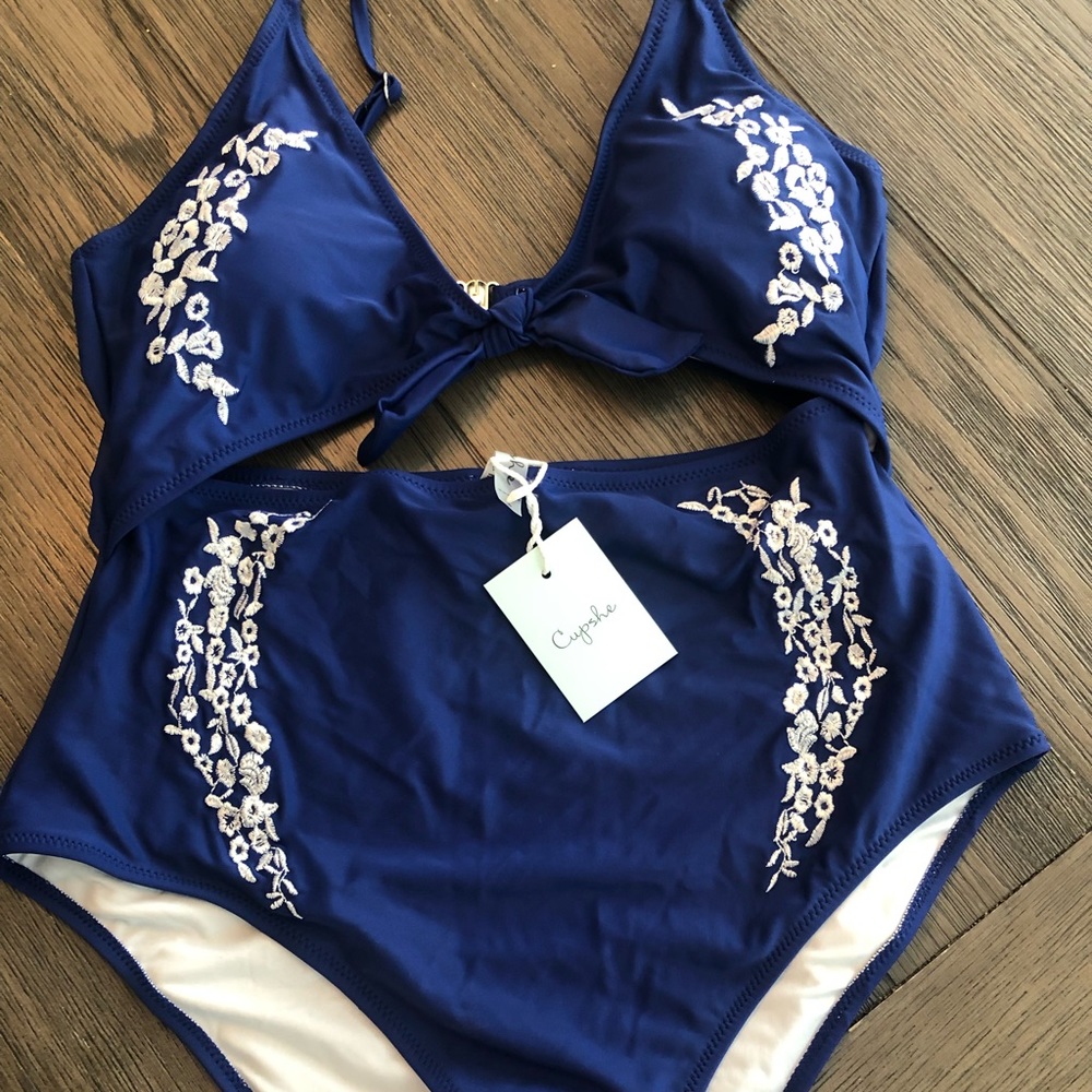 NWT! Cute embroidered one piece